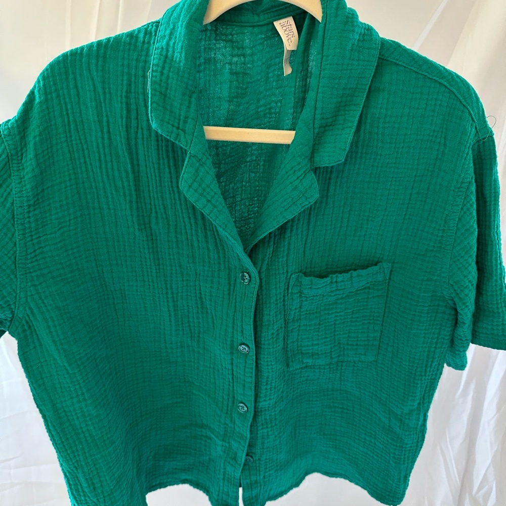 Stars Above Teal Cotton Lounge Set